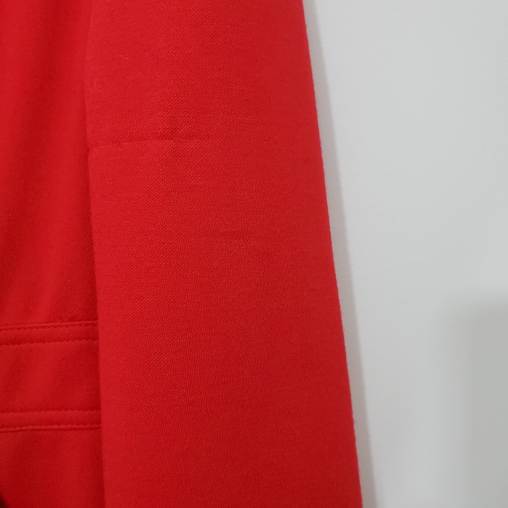 Vintage Leslie Fay Red Dress, Size10 - Picture 3 of 10